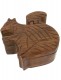 SCATOLA SEGRETA IN LEGNO A FORMA DI SCOIATTOLO.br