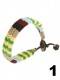 BRACCIALETTO IN COTONE, A RIGHE COLORATE.LUN