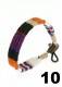 BRACCIALETTO IN COTONE, A RIGHE COLORATE.LUN