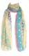 SCIARPA IN VISCOSA (RAYON) CON MOTIVO FIORI A CROC