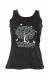 CANOTTA DONNA IN COTONE STONE WASHED OVERDYE CON S