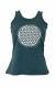 CANOTTA DONNA IN COTONE STONE WASHED OVERDYE CON S