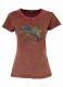 T-SHIRT DONNA IN COTONE STONEWASHED - OVERDYE CON