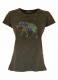 T-SHIRT DONNA IN COTONE STONEWASHED - OVERDYE CON