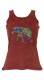 CANOTTA DONNA IN COTONE STONE WASHED OVERDYE CON S