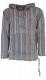 CAMICIA IN COTONE A RIGHE, TASCA MARSUPIO, MANICA