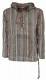 CAMICIA IN COTONE A RIGHE, TASCA MARSUPIO, MANICA