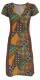 VESTITO IN TESSUTO CON ELASTAN.MANICHE CORTE
