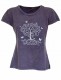 T-SHIRT DONNA IN COTONE STONEWASHED - OVERDYE CON