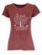 T-SHIRT DONNA IN COTONE STONEWASHED - OVERDYE CON