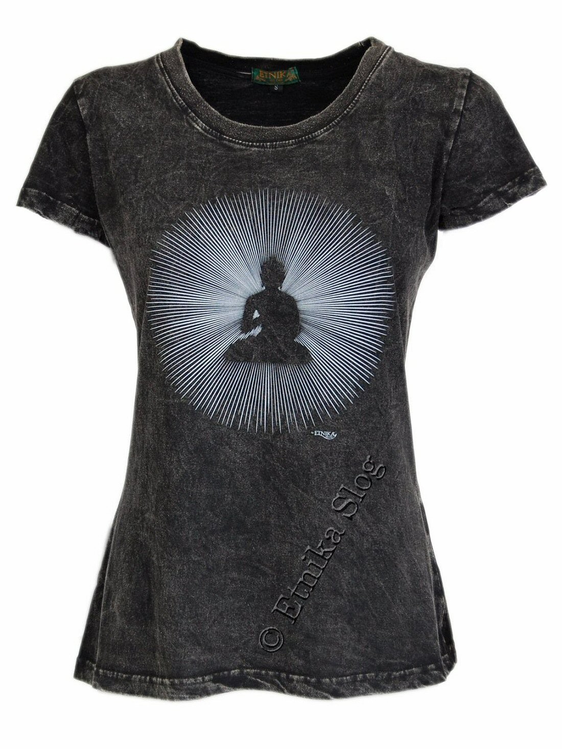 T-SHIRT DONNA IN COTONE STONEWASHED - OVERDYE CON T-SHIRT DONNA IN COTONE STONEWASHED - OVERDYE CON