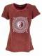 T-SHIRT DONNA IN COTONE STONEWASHED - OVERDYE CON