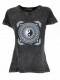 T-SHIRT DONNA IN COTONE STONEWASHED - OVERDYE CON