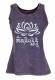 CANOTTA DONNA IN COTONE STONE WASHED OVERDYE CON S