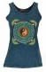 CANOTTA DONNA IN COTONE STONE WASHED OVERDYE CON S