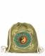 ZAINO IN COTONE, LAVORATO STONE WASHED CON STAMPA&nbsp;