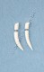 PIERCING FINTO, FATTO DI OSSO, LUNGEZZA 4 CM.br /