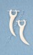PIERCING FINTO, FATTO DI OSSO, LUNGEZZA 4,7 CM.br
