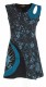 VESTITO CORTO IN COTONE SENZA MANICHE, SPALLA CON