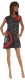 VESTITO CORTO IN COTONE SENZA MANICHE, SPALLA CON
