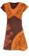 VESTITO IN COTONE MANICHE CORTE, COLLO A V, CON ST