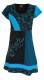 VESTITO IN COTONE CON MANICHE CORTE, SCOLLO QUADRO