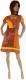 VESTITO IN COTONE CON MANICHE CORTE, SCOLLO QUADRO