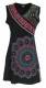 VESTITO IN COTONE SENZA MANICA, CON STAMPE E RICAM