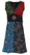 VESTITO PACTHWORK IN COTONE SENZA MANICHE CON SCOL