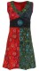 VESTITO PACTHWORK IN COTONE SENZA MANICHE CON SCOL