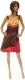 VESTITO IN COTONE CON STAMPE FONDO A PALLONCINO.b