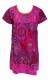 VESTITO MANICHE CORTE DA BAMBINA IN COTONE STAMPAT