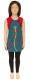 VESTITO DA BAMBINA IN COTONE CON RICAMI, SENZA MAN