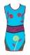 VESTITO DA BAMBINA IN COTONE CON RICAMI E STAMPE,