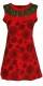 VESTITO IN COTONE, SCOLLO TONDO, CON 4 CERNIERE SU