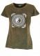 T-SHIRT DONNA IN COTONE STONEWASHED - OVERDYE CON