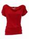 TOP IN MAGLINA DI COTONE CON ELASTAN, MANICA CORTA