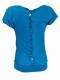 TOP IN MAGLINA DI COTONE CON ELASTAN, MANICA CORTA