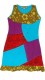 ABITO BAMBINA IN COTONE , SMANICATO, PATCHWORK. DI