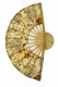 VENTAGLIO IN BAMBU E TESSUTO CON STAMPA FLOREALE,
