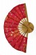 VENTAGLIO IN BAMBU E TESSUTO CON STAMPA FLOREALE,