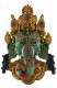 OGGETTISTICA NEPAL, MASCHERA DA APPENDERE IN RESIN