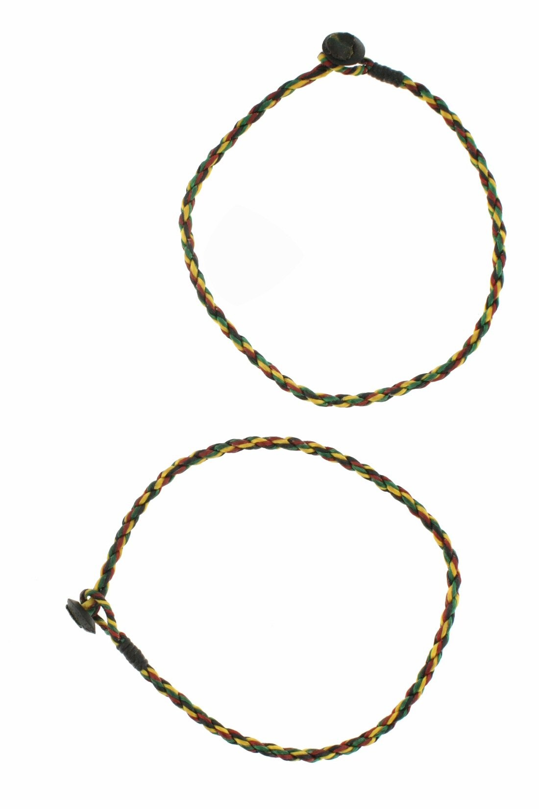 CAVIGLIERA FILO CERATO INTRECCIATO COLORI RASTA.b CAVIGLIERA FILO CERATO INTRECCIATO COLORI RASTA.b