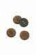BOTTONE IN CORNO, DIAMETRO MM 18 SPESSORE MM 4br