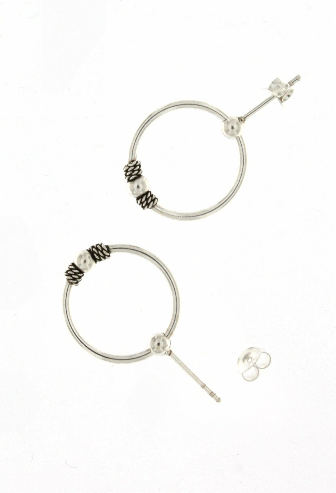 ORECCHINI ARGENTO CERCHIO LAVORATO DIAMETRO MM 18 ORECCHINI ARGENTO CERCHIO LAVORATO DIAMETRO MM 18