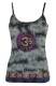 TOP IN COTONE ELASTICIZZATO, TIE DYE CON DISEGNI S
