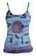 TOP IN COTONE ELASTICIZZATO, TIE DYE CON DISEGNI S