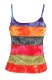 TOP IN COTONE A RIGHE CUCITE TIE DYE. DISPON
