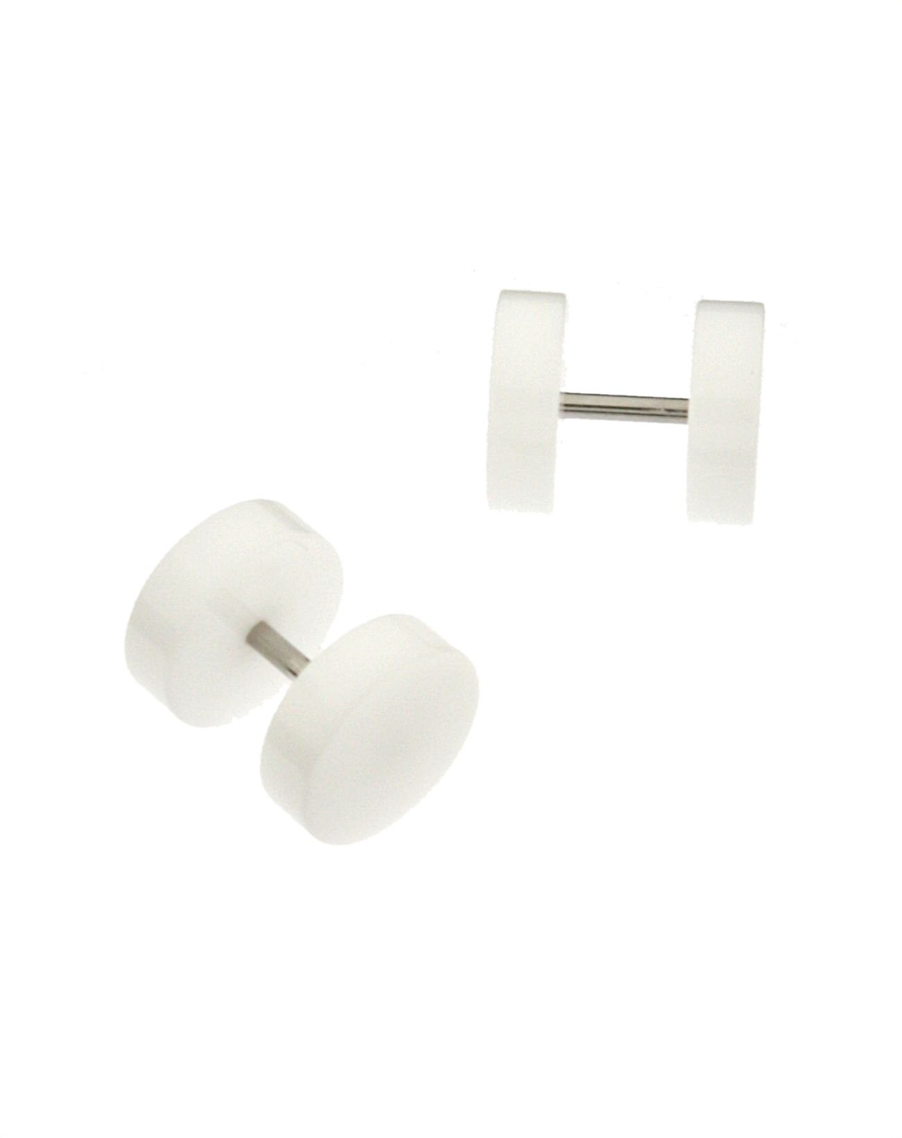 ORECCHINO PIERCING FINTO ALLARGATORE ACRILICO, DIA ORECCHINO PIERCING FINTO ALLARGATORE ACRILICO, DIA