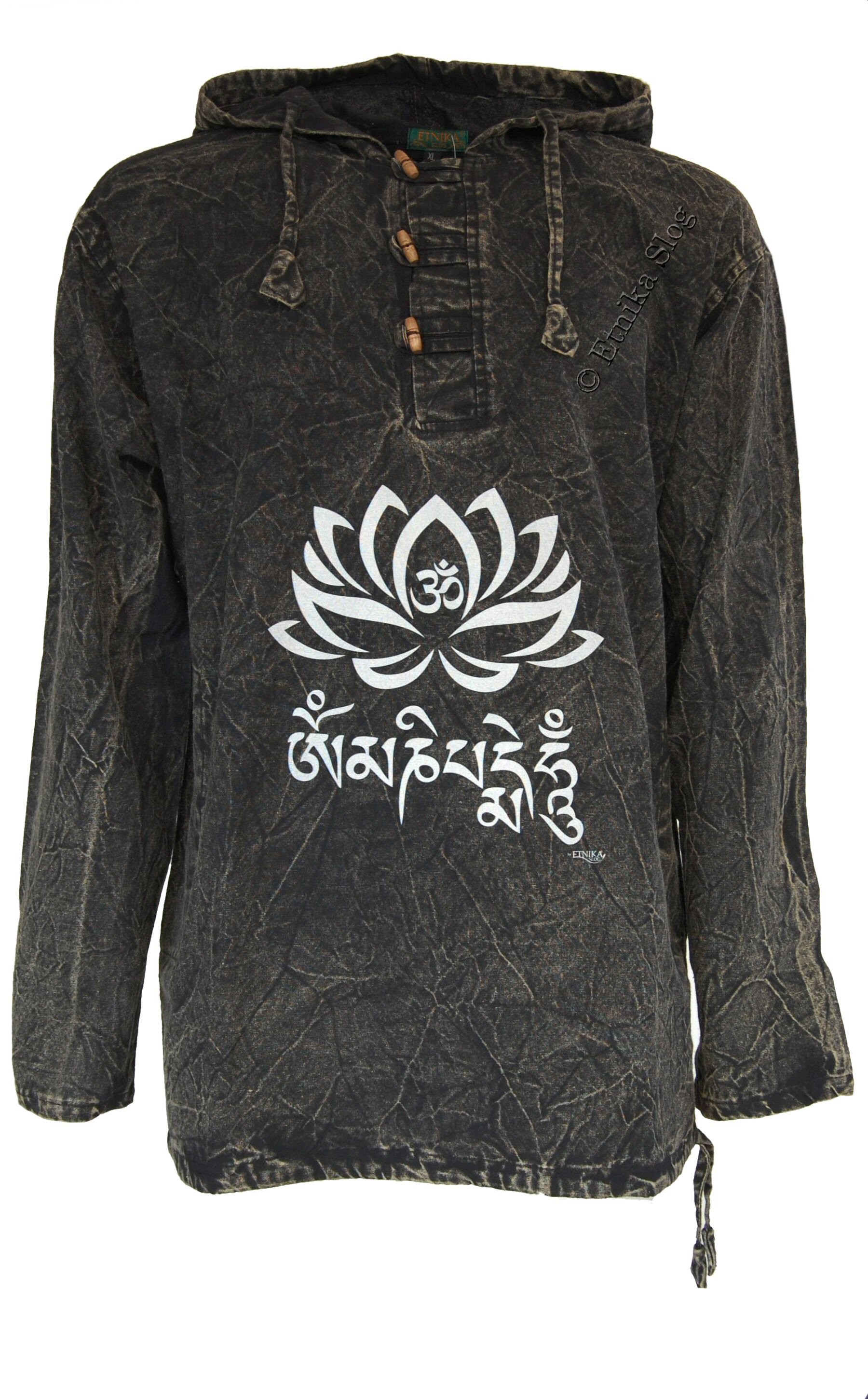 CAMICIA MANICA LUNGA IN COTONE STONE WASHED CON ST CAMICIA MANICA LUNGA IN COTONE STONE WASHED CON ST